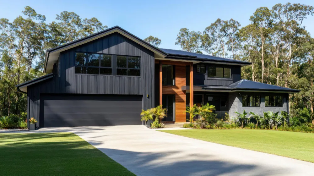 modern house exterior